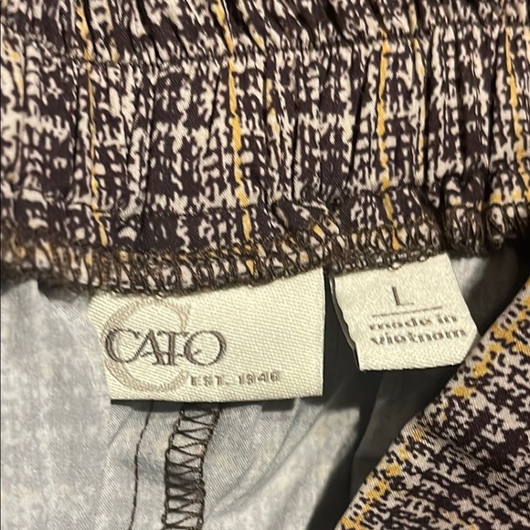 Cato Men's Checkered Dress Pants - Brown and Black - Picture 5 of 6